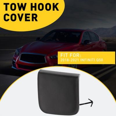 Front Bumper Eye Cover Cap Tow Hook Fits 2018- Infiniti  622A1-6HH0A