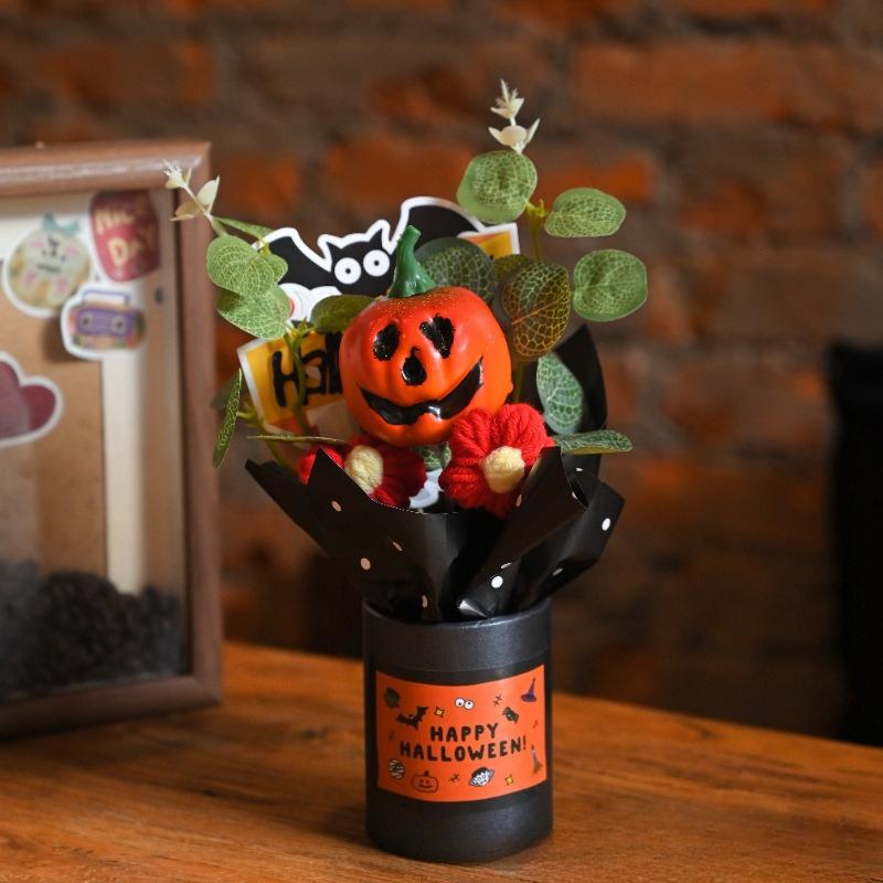 Halloween Gift Decorations Artificial Simulation Halloween Pumpkins Bouquet