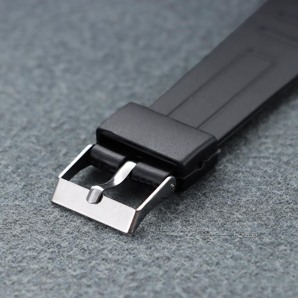 New Rubber Watch Strap 12mm 14mm 16mm 18mm 20mm 22mm for Casio F91W W-800H F84 F105 AE1200/1300 Bracelet Replacement Wrist Band