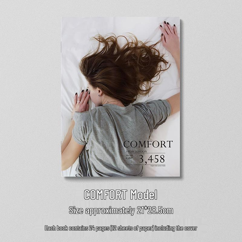 Minimalist English Magazine-Style Background Props for Live Broadcast & Street Photography, Model Room & Homestay Decor
