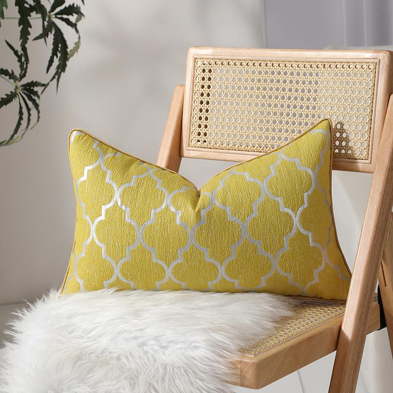 High-precision Light Luxury Sofa Decorative Lumbar Pillow, Living Room Sofa Cushion Cover, Modern Pillow