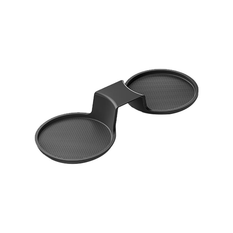 Smabee Center Console Cup Coaster for Tesla Model Y Launch 2025 Juniper Back Row Anti-Slip Cup Pad Accessories TPU BLACK