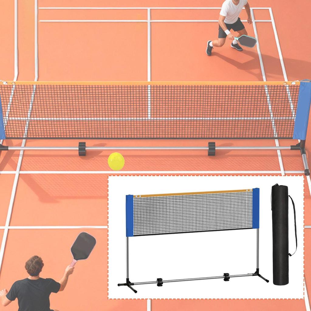 Portable Badminton Net Set Easy Setup Sport for Yard Backyard Game Beach Stainless Steel