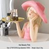 "Modern Light Luxury Hat Girl Dressing Table Tray for Home Decoration and Storage"