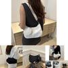 2024 New High-style Fashionable Lightweight Luxury Unique Shoulder Bag In Black And White