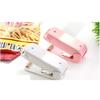 Portable Mini Sealing Machine, 2in1 Sealer and Cutter Handheld Heat Vacuum Sealer Portable Resealer Machine for Plastic Bags Food Storage Snacks