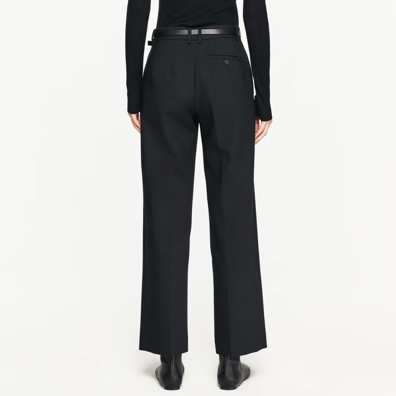 JNBY Women's Fall Wool Blend Straight-Leg Pants