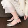 Fashion Pointed Toe Women High Heeled Sandals Sexy Elegant Shoes Fashion Summer Woman Pumps 2025 Luxury Designer Zapatillas De Mujer