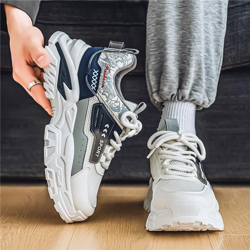 2026 Nuove Scarpe da Uomo Personalizzate Versatili alla Moda Sportive e per il Tempo Libero in Rete con Suola Spessa Comode alla Moda