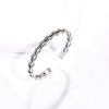 European and American fashion Cuban woven double-layer bamboo bracelet men's personality retro Thai open bracelet bracelet men