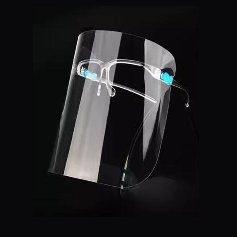 Face Shield Transparent Full Face Cover Safety Protective Film Tool Anti-Oil Anti-Fog Kitchen House Clean Dust Proof Mask