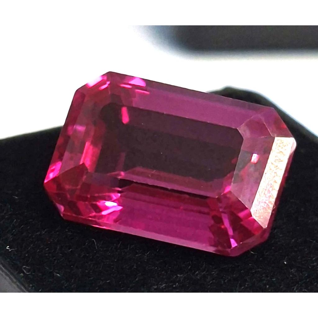 Natural Pink Sapphire 10-12 Ct Emerald Cut Certified Beautiful Loose Gemstone