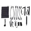 Pilates Bar Kit 20 30 40 Lbs Resistance Bands Adjustable Pilates Workout Equipment with Storage Bag for Home Fitness