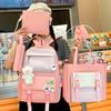 School bag new school bag primary school students fashion backpack large capacity girls casual junior high school students backpack fashion