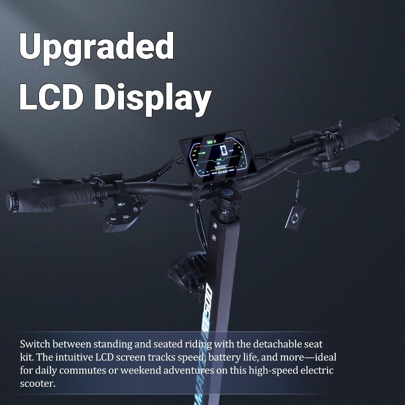 TOURSOR X7 ST500 Electric Scooter Adults 65MPH Range 62 Miles  72V 38.3Ah Battery 9000W Dual Power Motor (Customized Version)