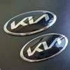 for KIA KN Sportage K2 K3 K5 Sorento RIO Senda Forte Seltos Optima Niro Soul Ceed Car Front Hood Emblem Tail Trunk Badge Sticker