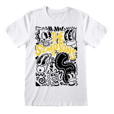 THE SIMPSONS Unisex Adult Graffiti T-Shirt