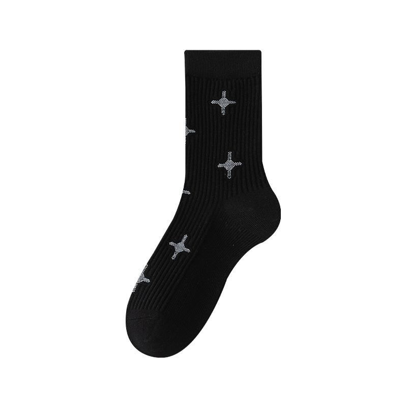 

Boneless Socks for Women, Loose and Versatile Mid-calf Socks for Autumn and Winter 1 pair чорний