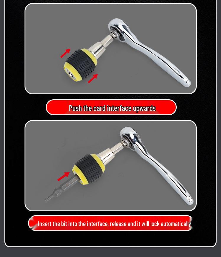 30-in-1 Multi-Function Ratchet Screwdriver Set with S2 Bits and Strong Magnetic Wrench