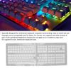 132 Key PBT Keyboard Keycaps OEM Height Secondary Injection Molding   Combination Matte Keycaps for Mechanical Keyboard