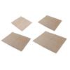 Fireproof Mat Fiberglass High Temperature Resistant Fire Pit Mat Outdoor Accessories for Barbecue Ca