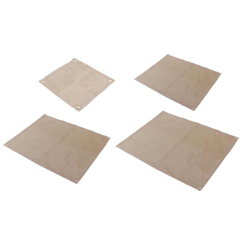 Fireproof Mat Fiberglass High Temperature Resistant Fire Pit Mat Outdoor Accessories for Barbecue Ca