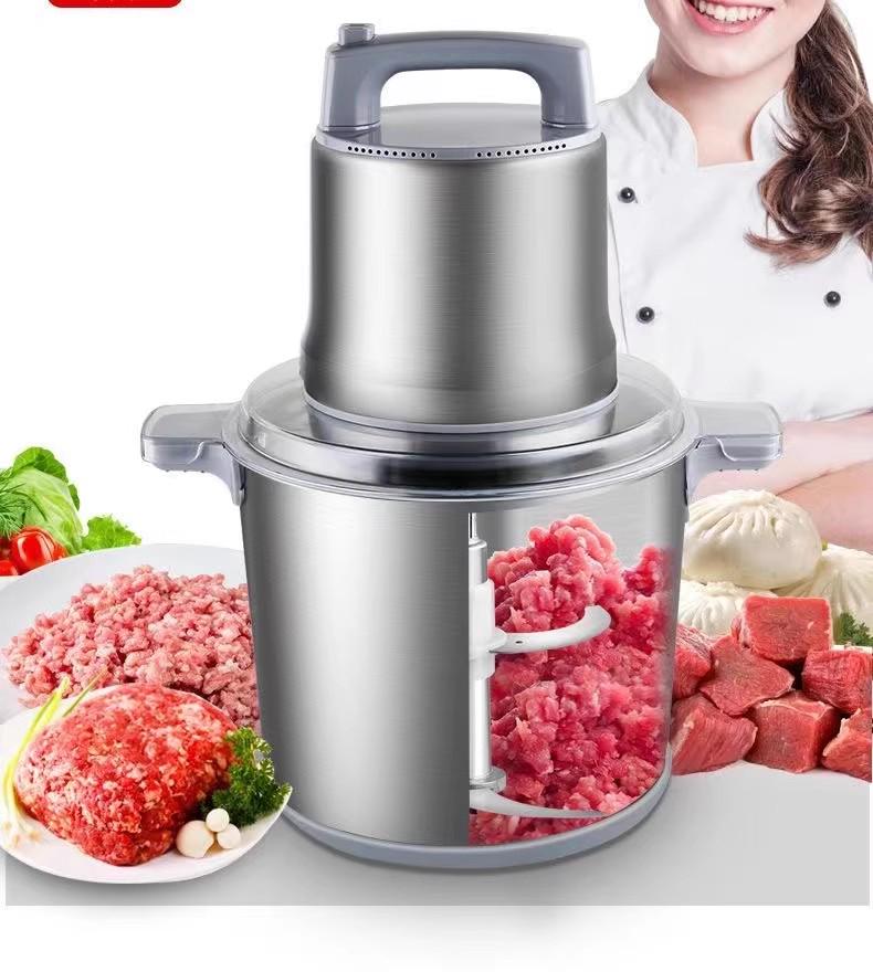 High-Power Multifunctional Food Processor: Electric Mincer & Mixer for Large Capacity