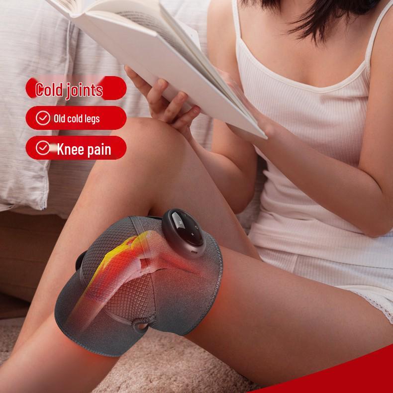 Heated Knee Massager with Hot Compress and Vibration Therapy
