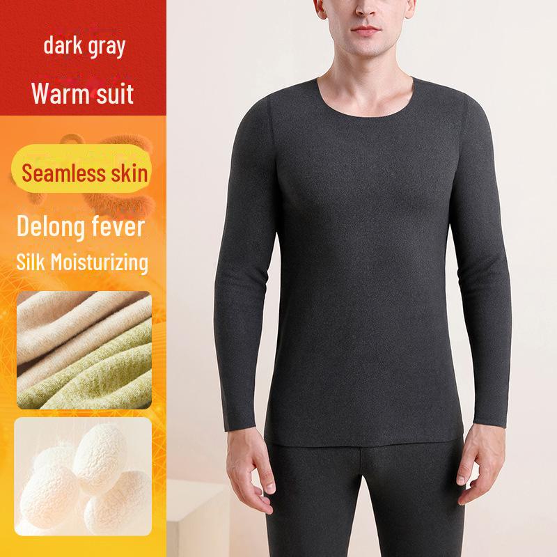 Dámská kašmírová hedvábná termoprádlová souprava: Německý samet, Silný, Útulný, Nezbytnosti pro podzim a zimu.