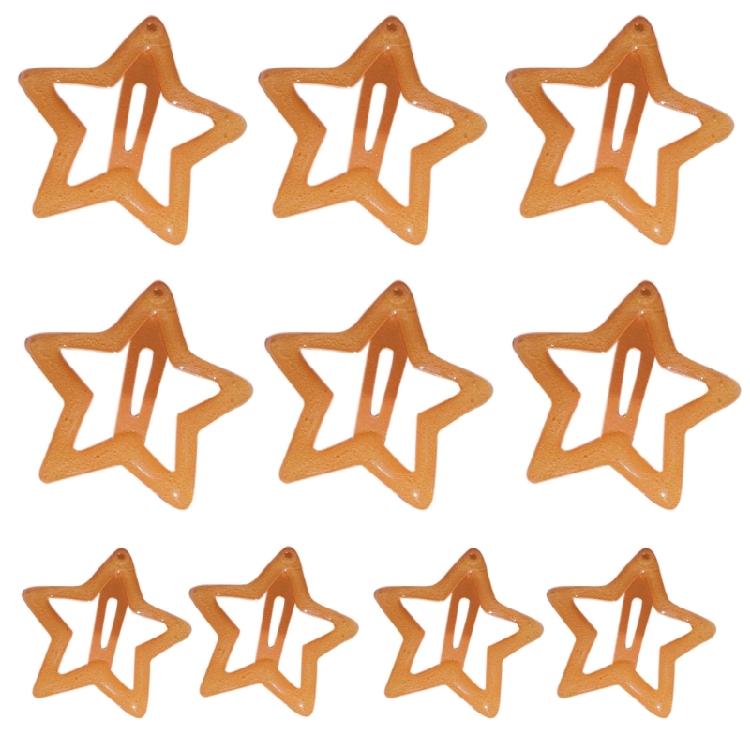 Sweet Girls Snap Hairpins Star Hair Clips Accessories for Lady Women Girls