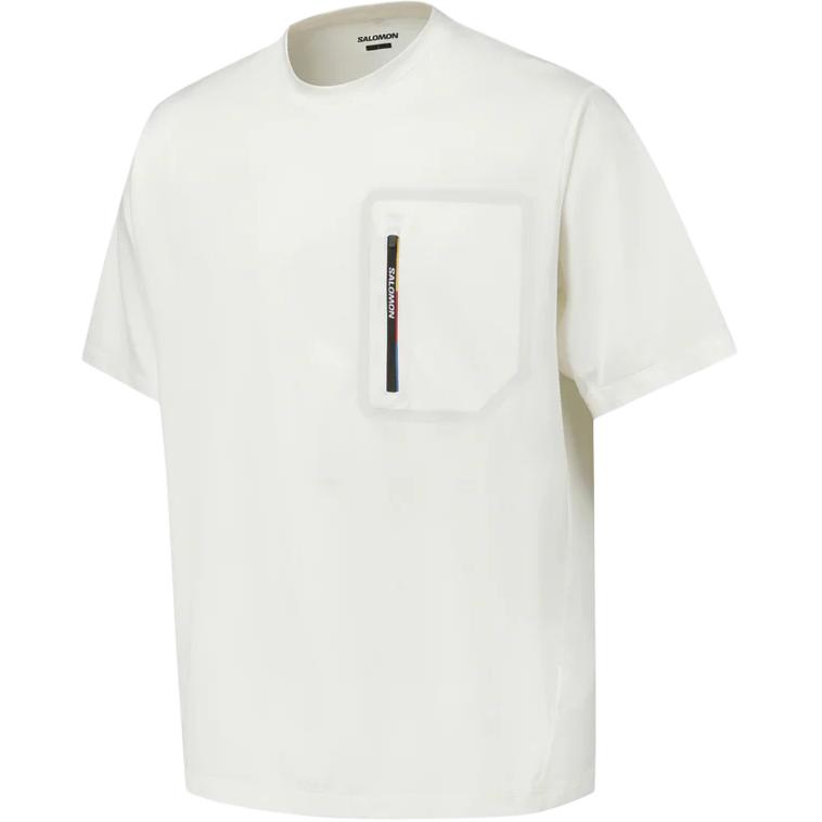 Salomon Unisex Loose Logo Round Neck Short Sleeve T-Shirt Unisex Tops LD0041700