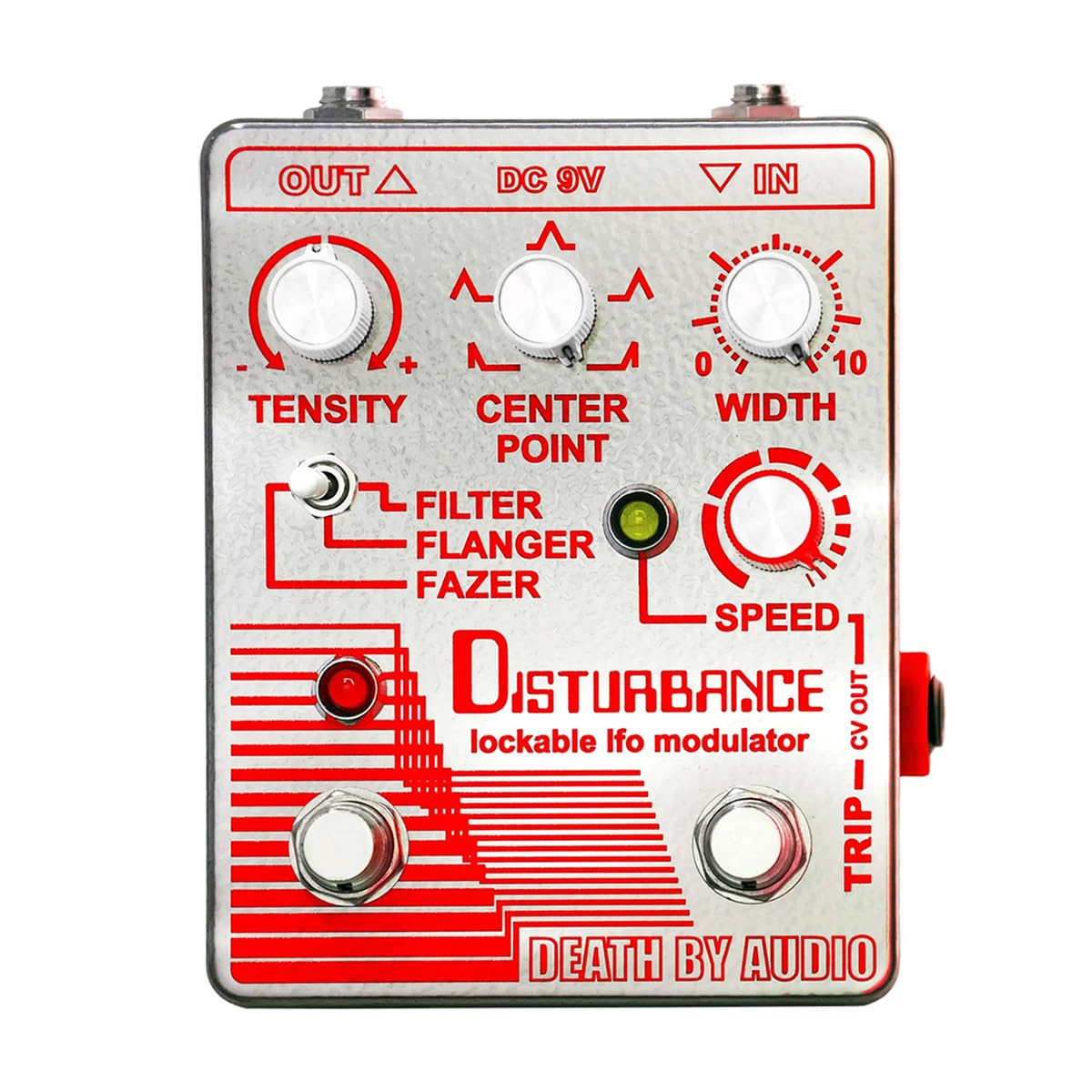 

Death By Audio DISTURBANCE Filter Flanger Phaser Modulation Pedal Death By Audio