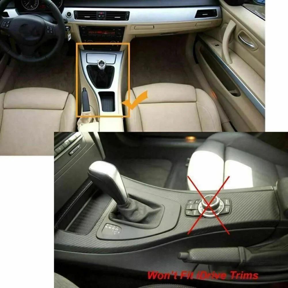 Center Panel frame sticker Carbon fiber Set Trim Car For BMW 3 Series E90 2005-2012 Practical Useful Accessory