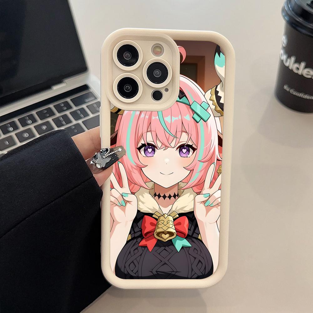 Game GI Varesa Thicken TPU Mobile Phone Case for iPhone 17 16 15 14 13 12 11 Air Pro Max Plus Colorful Cover