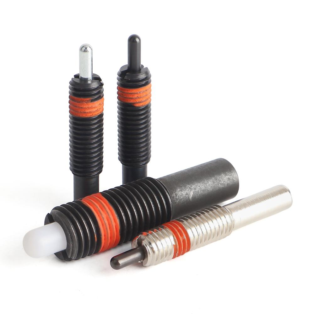 2pcs Bolts Spring Plunger, Automation Components,Spring Plungers, Hexagon Lock Spring Screw and Pin,Long Stroke Plunger