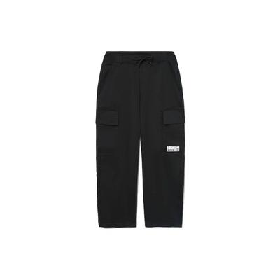 Li Ning Wade Series Lockere Lässige Lange Hose mit Seitentaschen Herren Unterteile Schwarz AKXR465-1