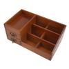 Wooden Makeup Organizer Antique Retro Multi Layer Wooden Storage Cabinet Desk Cosmetic Drawer