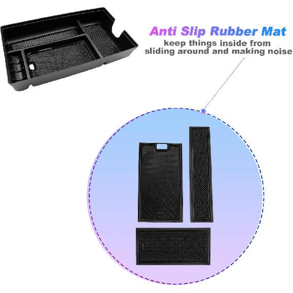 SXCY for 2023 2024 2025 Lexus RX 350 Center Console Organizer 2023 2024 2025 RX 350 Accessories Armrest Console Tray for 2024 2025 RX Hybrid RX 350h/