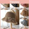 Fashionable Round Top Sun Hat For Women With Slimming Effect