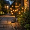 Auto On/Off Solar Garden Lights Waterproof Halloween Lights Solar Garden Stake Lights  Lawn