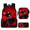 Backpack Naruto Children Set With Pencil Case And Versatile For School Trips Day