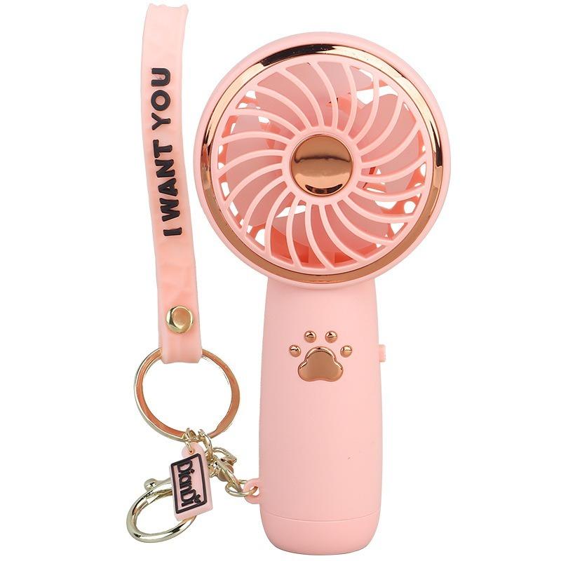 Summer Cute Cartoon Fan - Mini Portable USB Charging Handheld for Students, Outdoor Adventures & Cooling Comfort