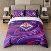 Set Biancheria da Letto 3 PezziFiorentina FC Lenzuolo Morbido e Due Federe Decorazione Camera da Letto Casa