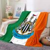 Coperta in Flanella con Stemma del Newcastle United, Poliestere Morbido, Design Moderno, Per Tutte le Stagioni, per Campeggio, Viaggi, Regali per le Feste o Compleanni