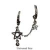 Star Ear Bone Chain Alloy Bone Nail Trendy Piercing Earrings  Girls
