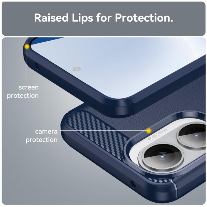 For Redmi Turbo 4 Pro Case For Turbo 4 Pro Poco F7 5G Case Carbon Fiber Shockproof Soft Silicone Back Case For Redmi Turbo 4 Pro