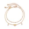 Beach Anklet Star Butterfly Chain Imitation Pearl Foot Chain Ocean Wind Shell Dolphin Foot Ornament