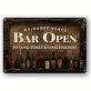 Vintage Metal Tin Poster BBQ Beer Bar Retro Metal Tin Signs Posters Plate Wall Decor for Bar Restaurant Cafe Clubs Retro Plaque