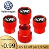 2026 Nytt för VOLKSWAGEN VW 4st Bilhjulsdäckventilhattar för Volkswagen Golf GTI Passat Jetta Touareg Tiguan Polo Bora Sci