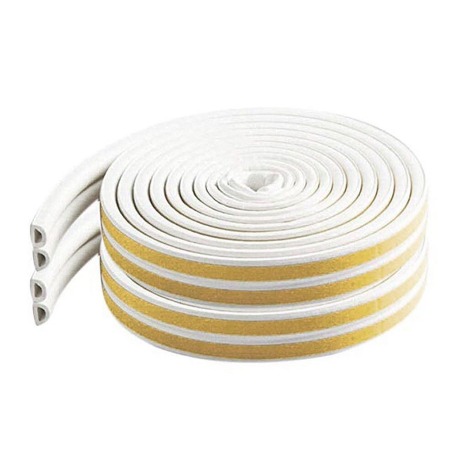 

Window Excluder Tape D Type Self-Adhesive Door Window Draught Excluder Strip 9mm 6mm 2. Meters
